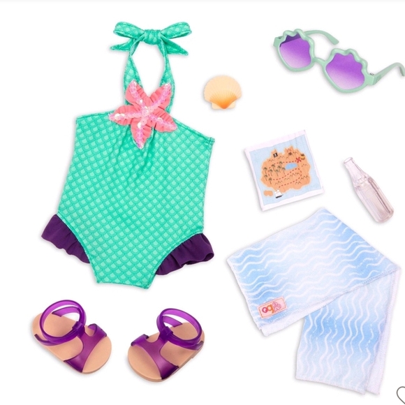 Our Generation Other - Oue Generation Marvelous Mermaid Swimsuit Outfit for 18 Inch Doll